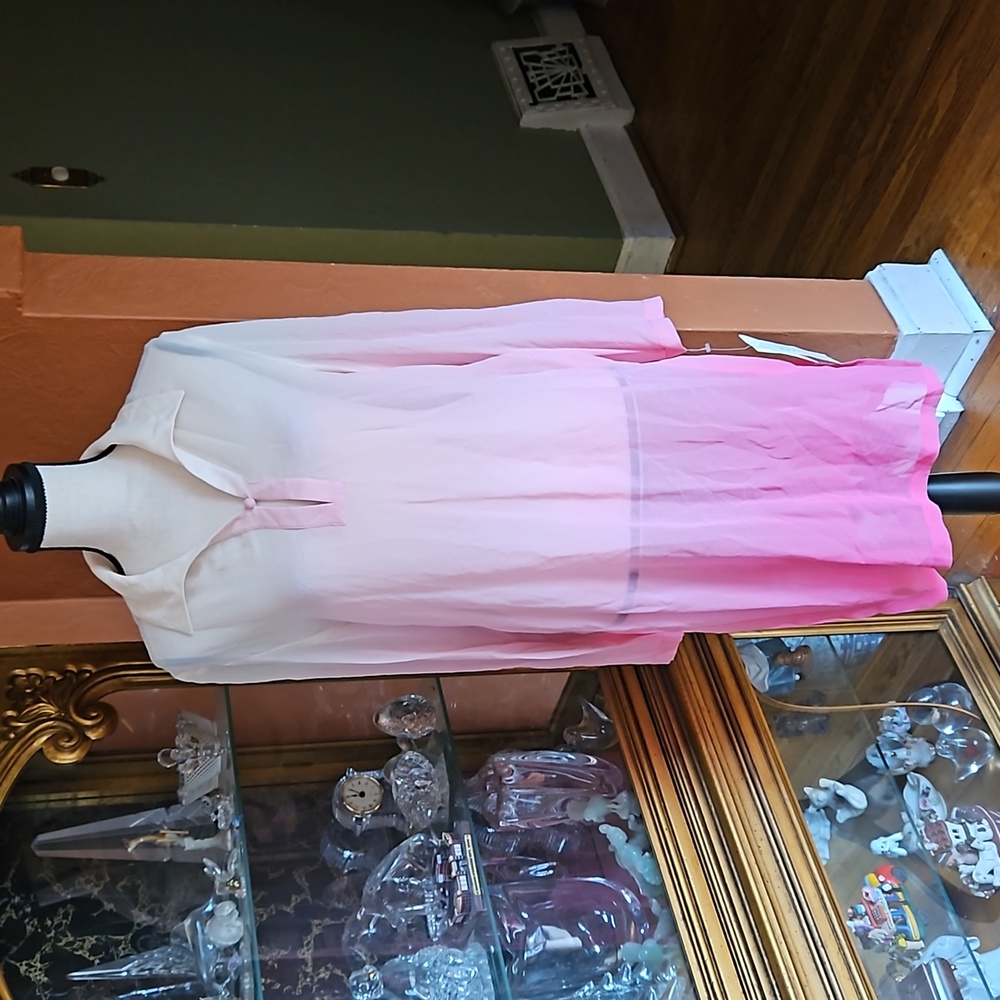 NWT Vintage Miller Shor Sheer Tonal Swimsuit Cover-up/Tunic